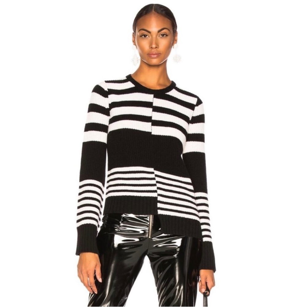 Equipment Elm Cashmere Striped Sweater Womens M